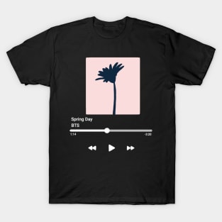 BTS Spring Day Music Player T-Shirt